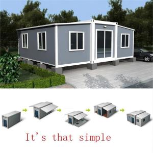 Quality Steel Container House Luxury 40ft Prefab Folding Houses Modern Design wholesale