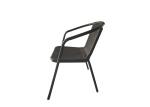 Anti Mould Garden Rattan Chair Metal And Wicker Patio Chairs 2.9kg