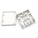 PVC Fiber Optic Cable Wall Plate , 4 Core FTTHTermination Box For Fiber Optic