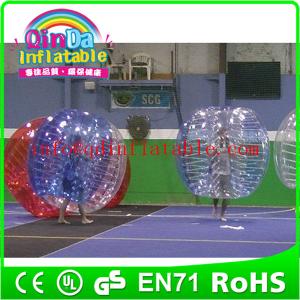 Quality QinDa Inflatable bubble soccer, bumper ball, bubble football wholesale
