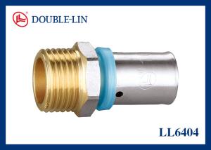 Quality Male Straight Union 1 Inch Brass Press Fittings wholesale