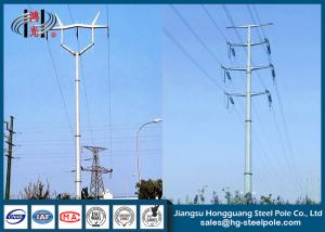 Quality Hot Roll Steel Q235 Power Transmission Poles Weather Resistance wholesale