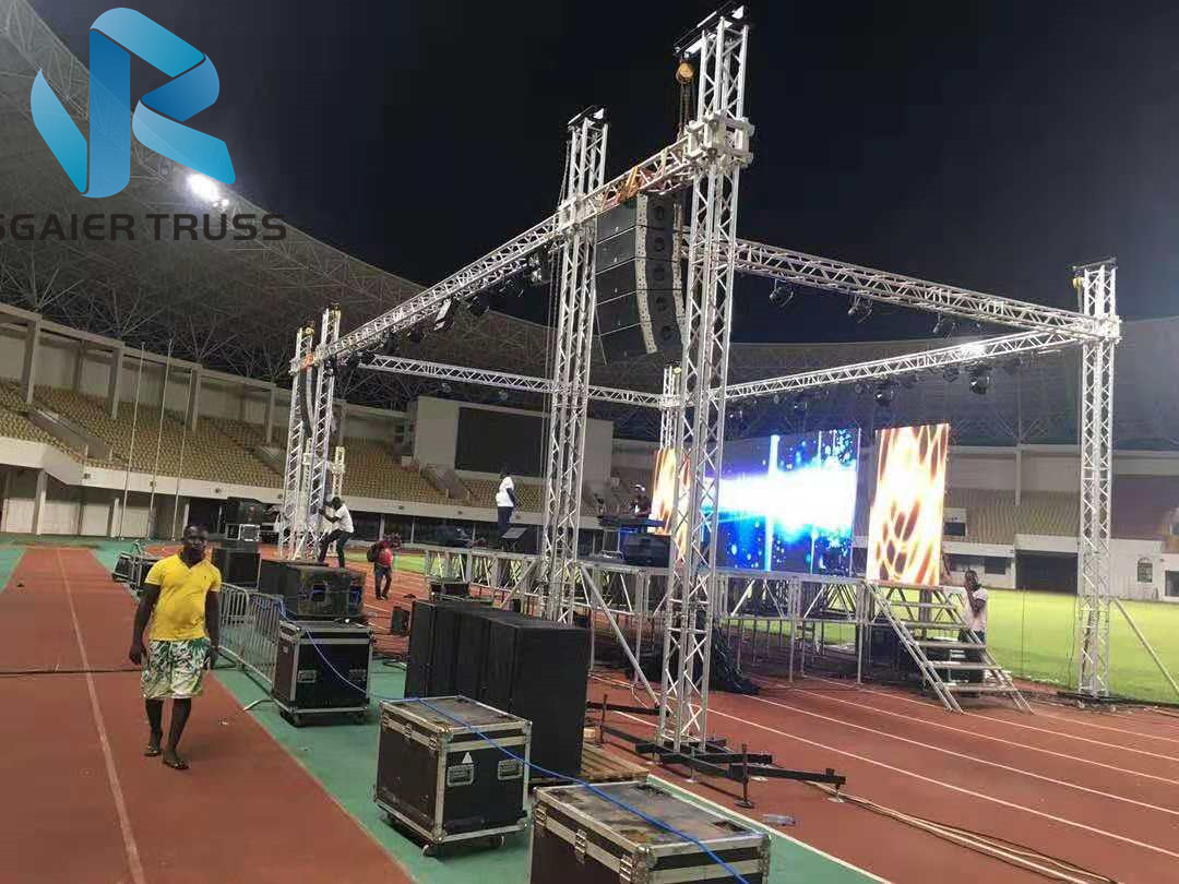 Annual Meeting Aluminum Roof Truss Square / Circle / Triangle Shape Durable