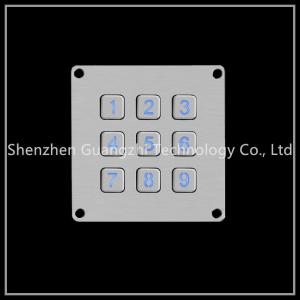 Quality Digital 9 Key Keyboard For Information Kiosk Good Dirt Proof Performance wholesale