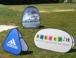 Collapsible Pop Up Custom Advertising Banners Triathlon Sport Events