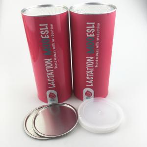 Quality 46mm Paper Composite Cans , Antimoisture Paper Cylinder Containers wholesale