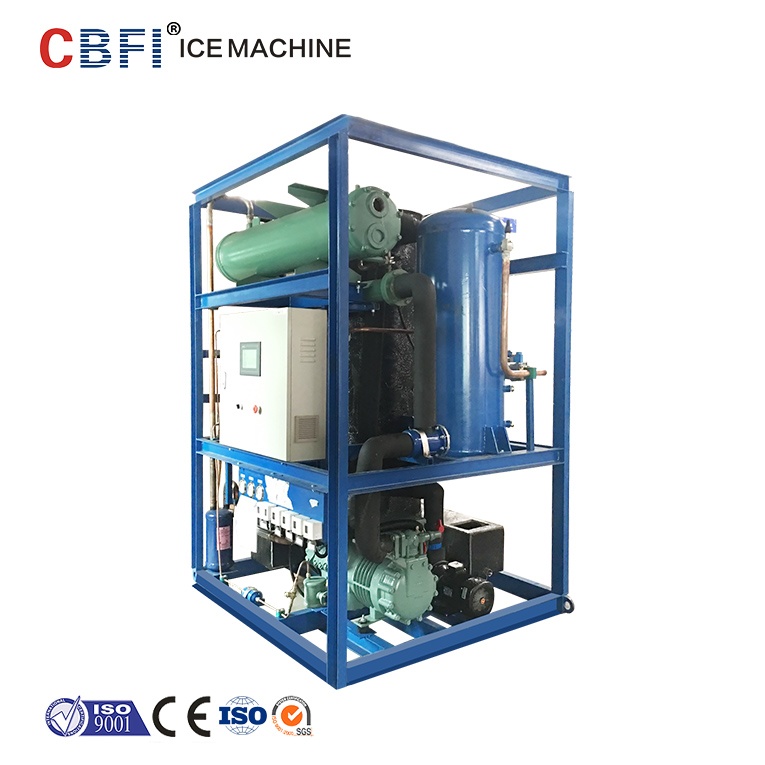 Edible Level 5 Ton Ice Tube Machine With Germany Compressor