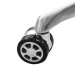 5 Star Metal Office Chair Wheel Base Aluminum Alloy Durable Height Adjustment
