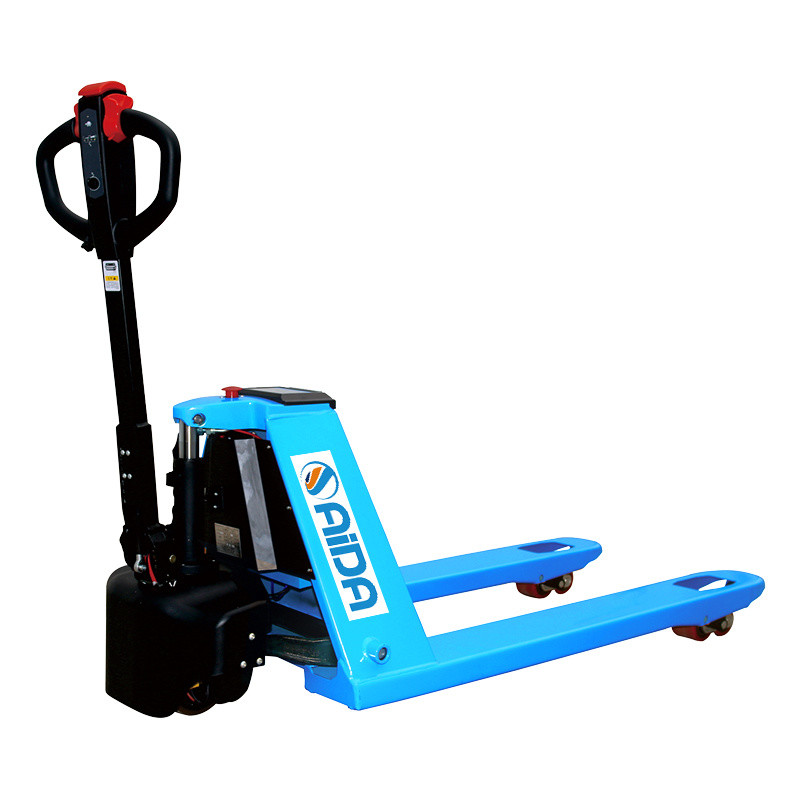 1.5 Ton Material Handling Pallet Equipment Electric Pallet Truck with Pull out Battery