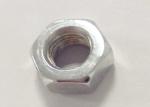 M10x1.5 Carbon Steel Nuts 6.5mm Thickness , Electroplating Zinc Surface