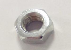 Quality M10x1.5 Carbon Steel Nuts 6.5mm Thickness , Electroplating Zinc Surface Treatment wholesale