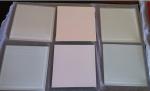 White Painted Table Top Glass EN12150 Standards Protect Furniture