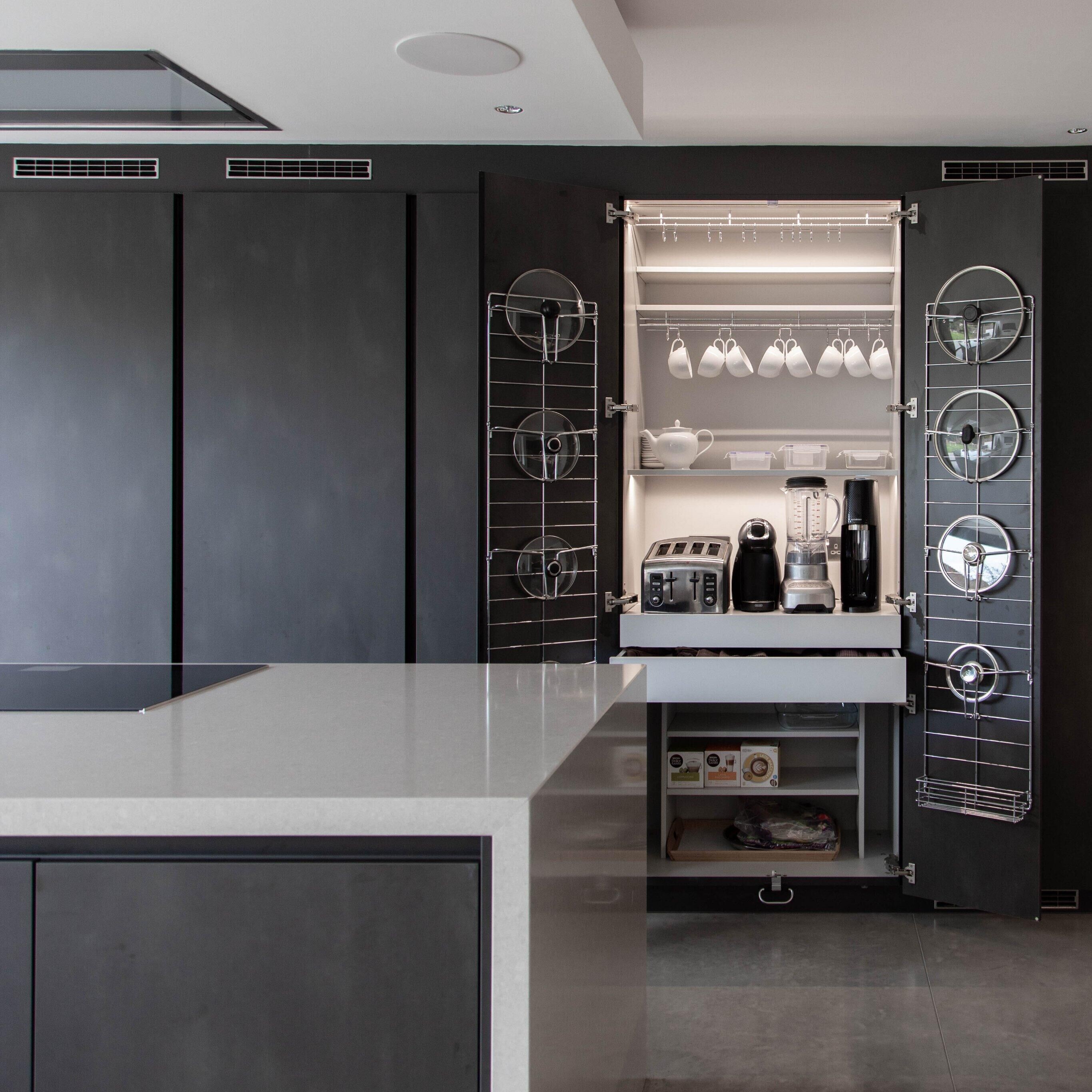 Kitchen Cupboards Cabinet for Apartment Flat Edge Countertop Edging and Modern Design