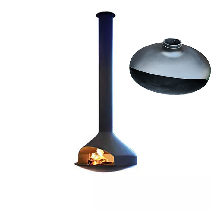 Black_Hanging_Wood_Burning_Fireplace_Modern_Elegant_Design