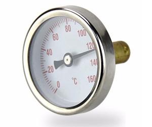 Quality Back Connection Temperature Bimetallic Thermometer Gauge SS304 Material wholesale