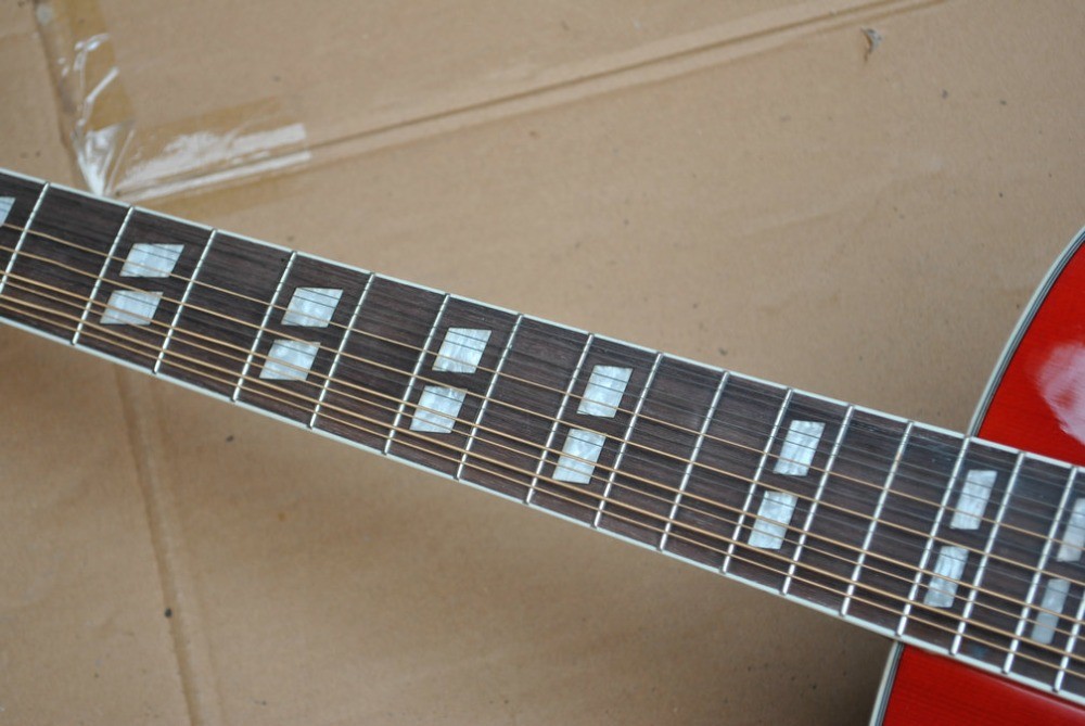 Customization 12 Strings acoustic guitar in Sunburst