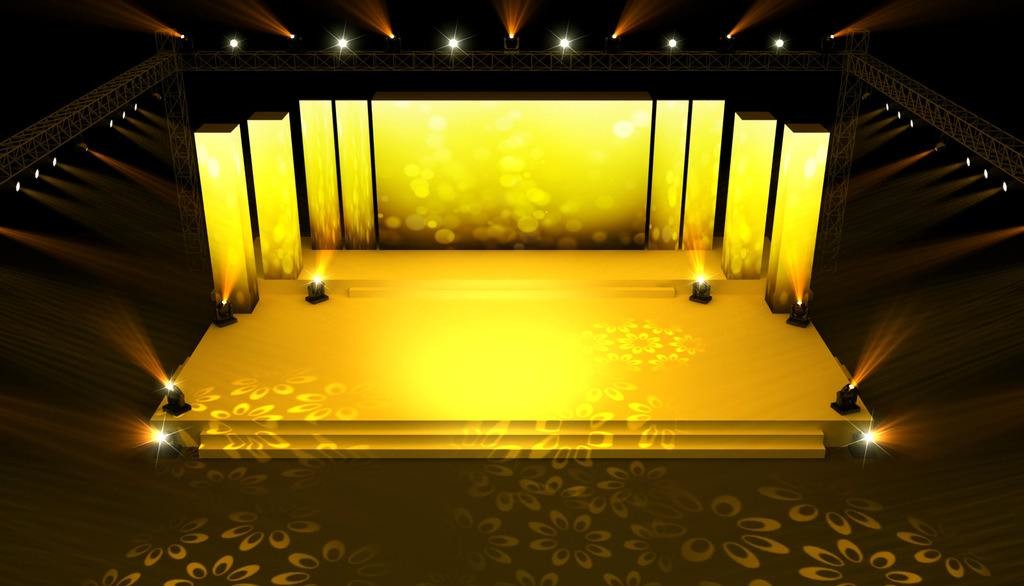 2017 Newest Stage 4 Eyes Gold LED Audience Blinder Light