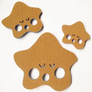 Quality Toxicless Decorative Cork Board Message Pin Tearproof Flowers Cartoon wholesale