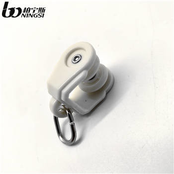 ODM Service 41*15*17mm Heavy Duty Curtain Track Gliders Curtain Track Runner Silent