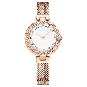Quality Diamond Fashion Wrist Watch Bezel Drill Mesh Belt Ladies Watch wholesale