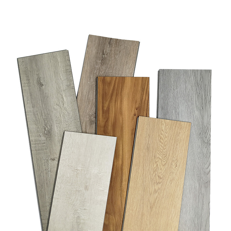 UV Coating Click Lock SPC Vinyl Flooring Moisture Proof Squared Edge