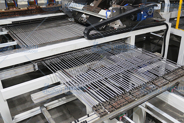 Advanced Automatic Wire Shelf Welding Machine For Wire Mesh Deck Shelving Production Line