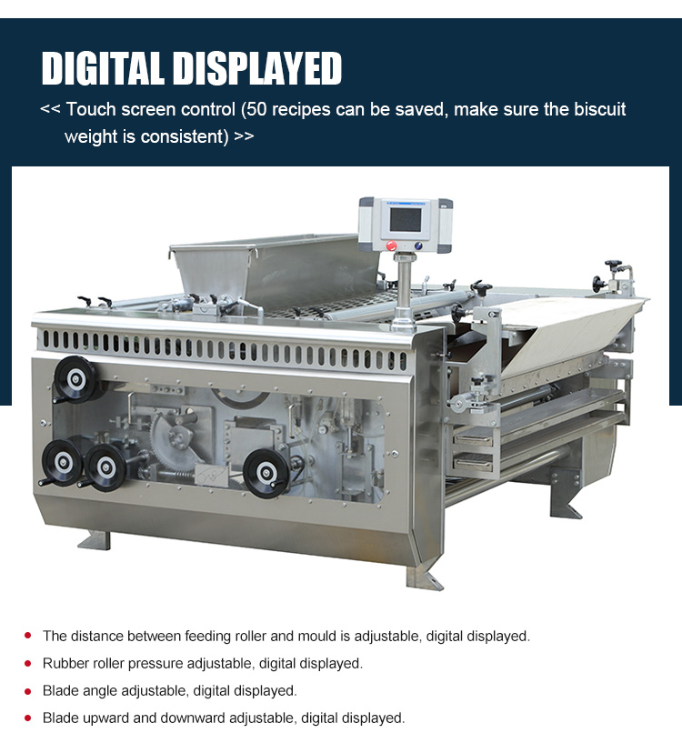 Multifunction Industrial Biscuit Making Processing Machine Biscuit Machine Rotary Moulder