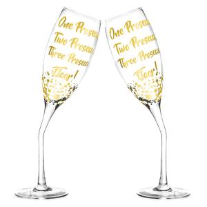 Quality Modern Customized Champagne Flute Glass Transparent 125ml For Home wholesale