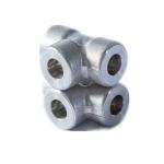 304 316 Stainless Steel Cross Tee Fitting Welding Forging