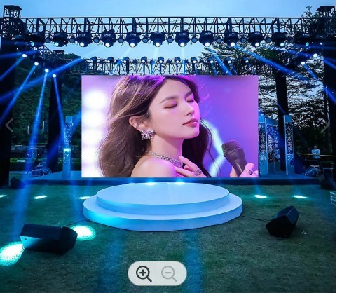 Outdoor Indoor Led Screen For Stage Rental , SMD 3 In 1 Led Backdrop Hire