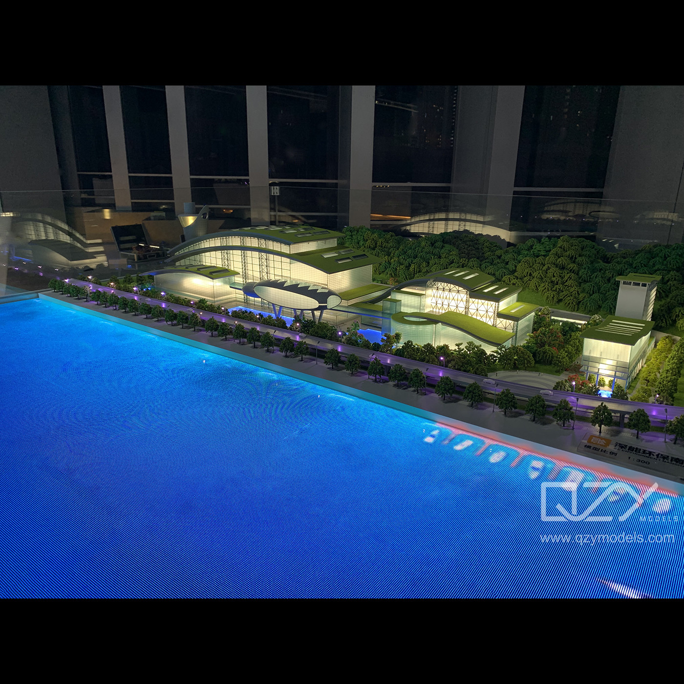 Water Model Making - Shenzhen Energy Group 1:300 Nanshan Model