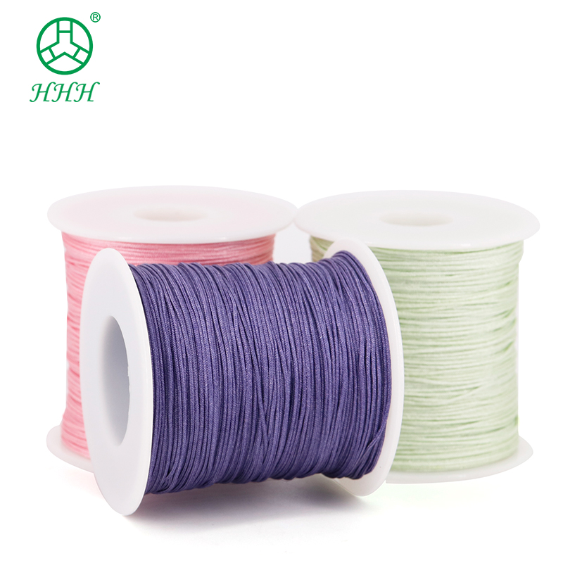 Purple Nylon Suede Craft Thread Cord for Making Singal or Rainbow Color Beading Craft