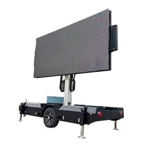 Quality Real-Time Picture Outdoor Portable Led Display Screen Advertising Screen Trailer For Sports Event wholesale