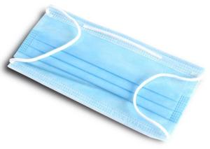 Quality Blue Color Non Woven Face Mask , 3 Ply Disposable Face Mask Earloop Style wholesale