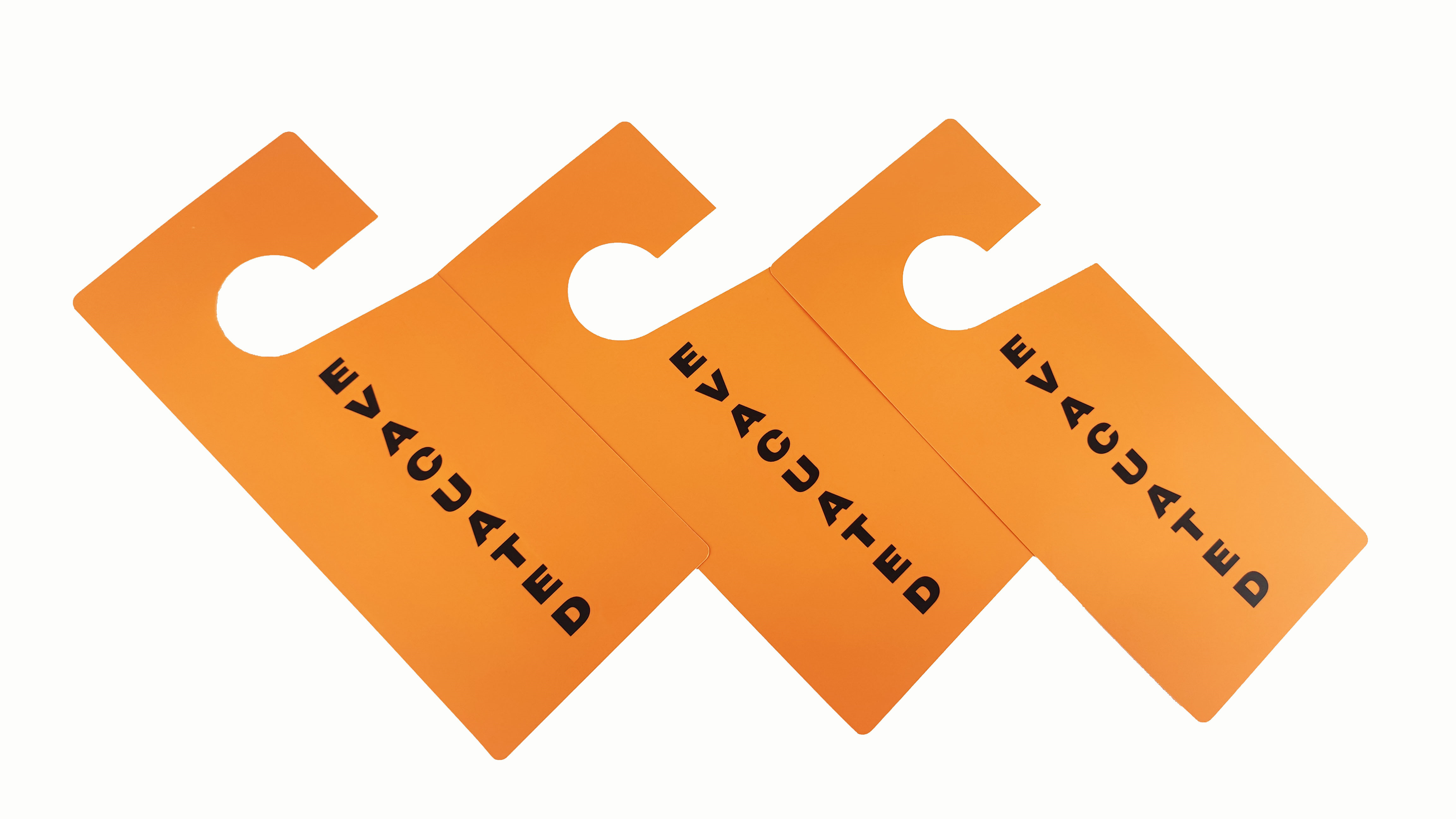 Industrial Plastic Safety Tag Custom Design for Safety Measures