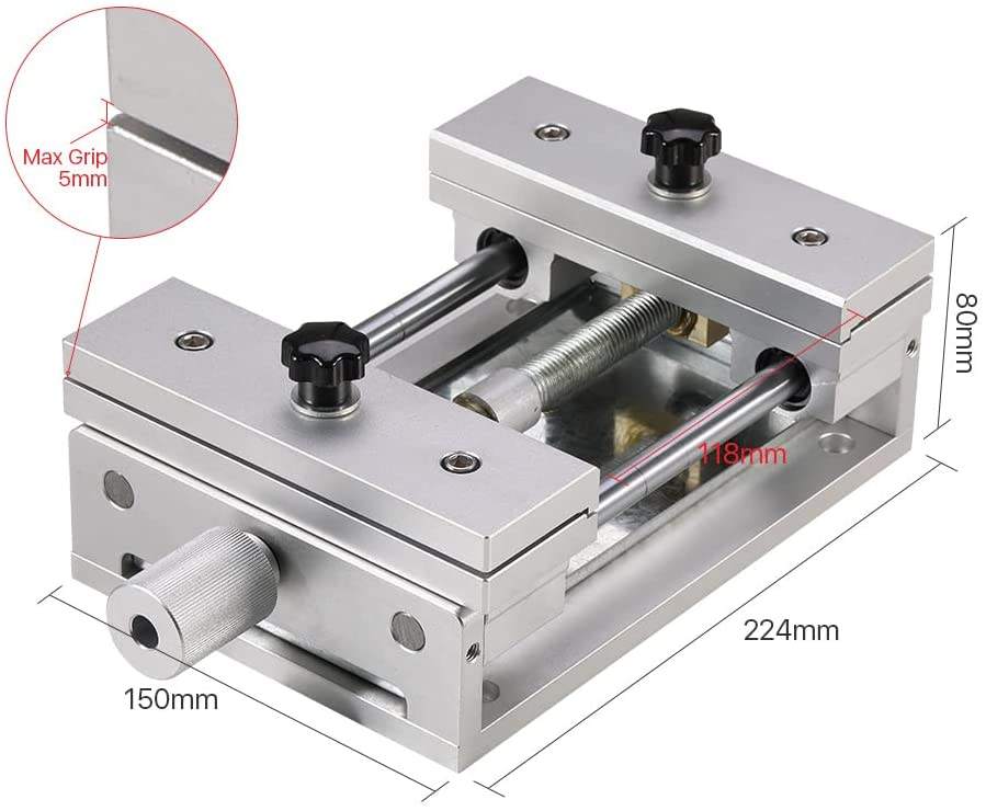Laser Cutter Machine Worktable Fixture for Gold Silver Engraving Aluminum Metal Sheet Holder