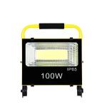 100W Portable Rechargeable LED Flood Light, IP65, 2400 Lumens For Outdoor events