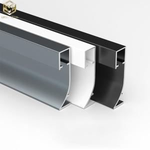 Quality 78mm Aluminium Skirting Profile Board With Led Strip ODM wholesale