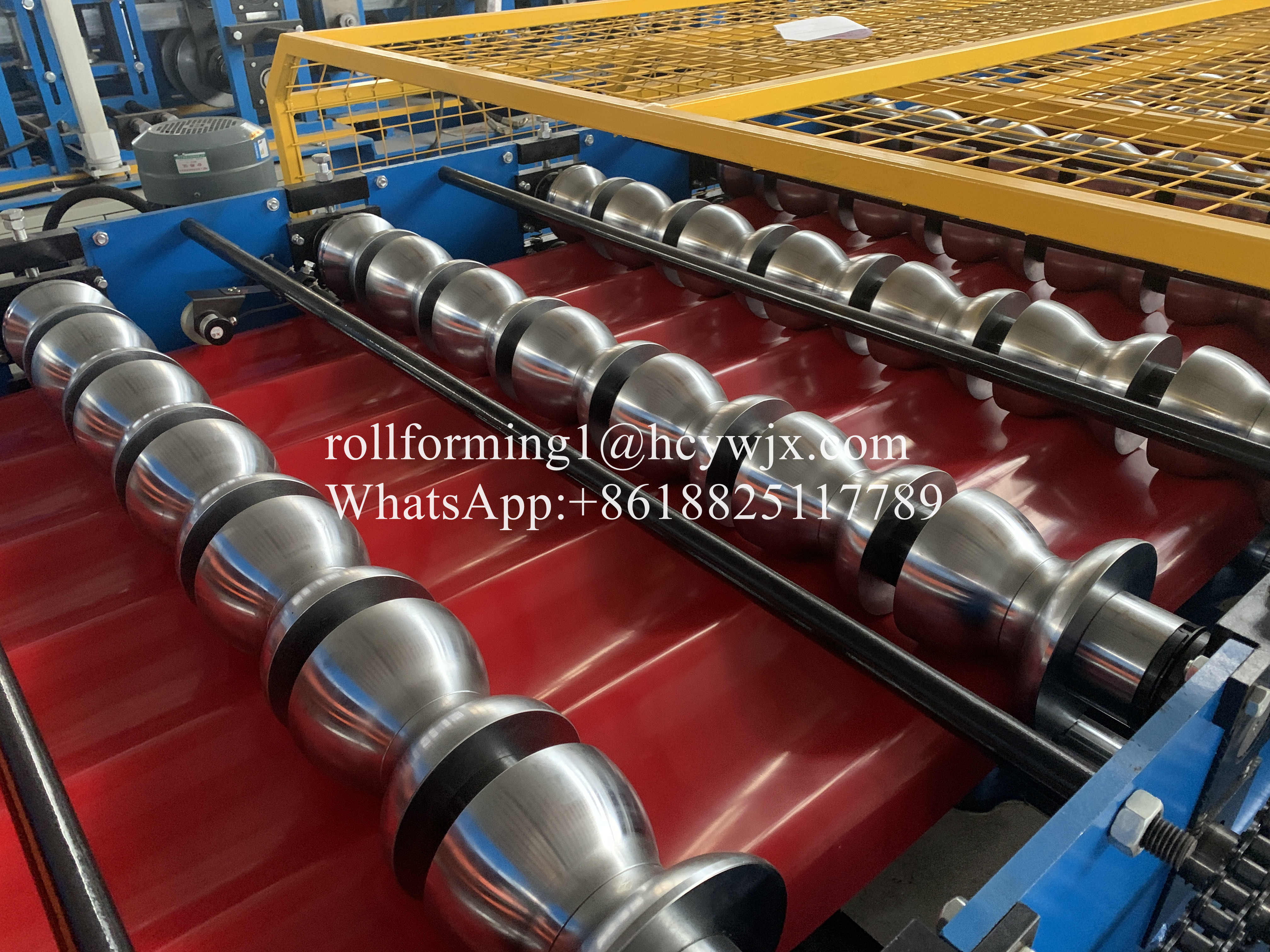 12 Rows Partial Arc Glazed Tile Roll Forming Machine