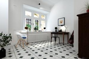 Quality Self Adhesive geometry puzzle PVC Floor Tiles 12inchesx12inches ( 305x305mm) wholesale
