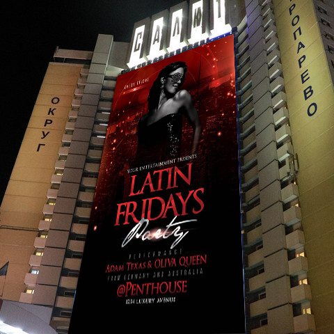 outdoor led mesh display