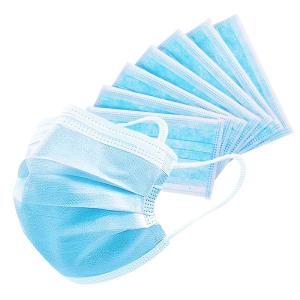 Quality 3 Layer Adjustable Straps Disposable Blue Mask wholesale