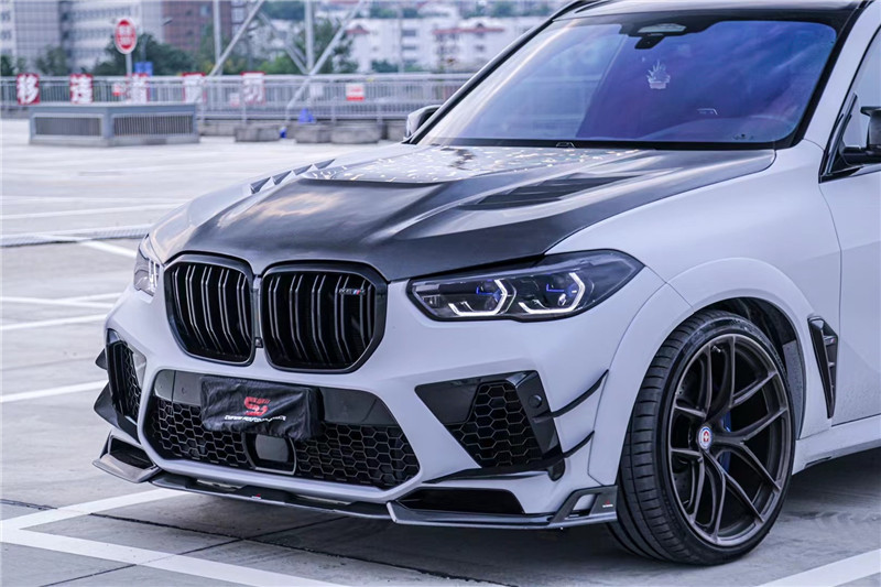 Auto Parts Carbon Fiber Body Kit for BMW X5M X5M Carbon Fiber Hood X5M Front Shovel Diffuser Spoiler X5M Wide Body Kit