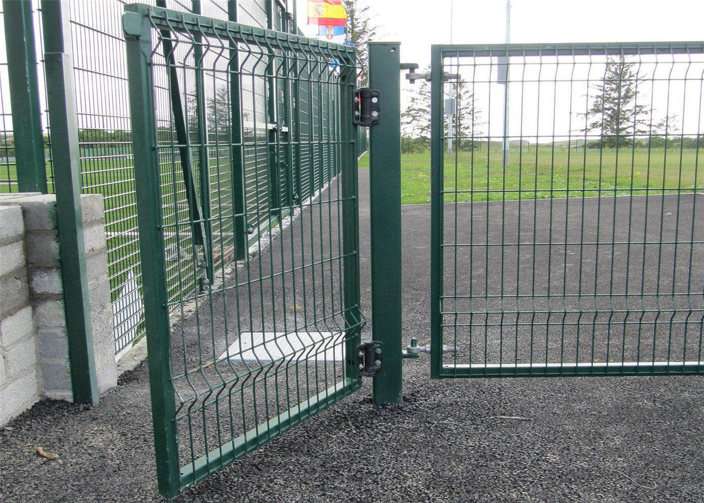 50mm*100mm PVC coated Wire Mesh Fence Panels