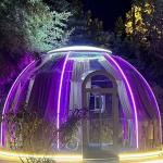 PC Standing Garden Room Four Season Glass Bubble Houses for Hotel Business Trips