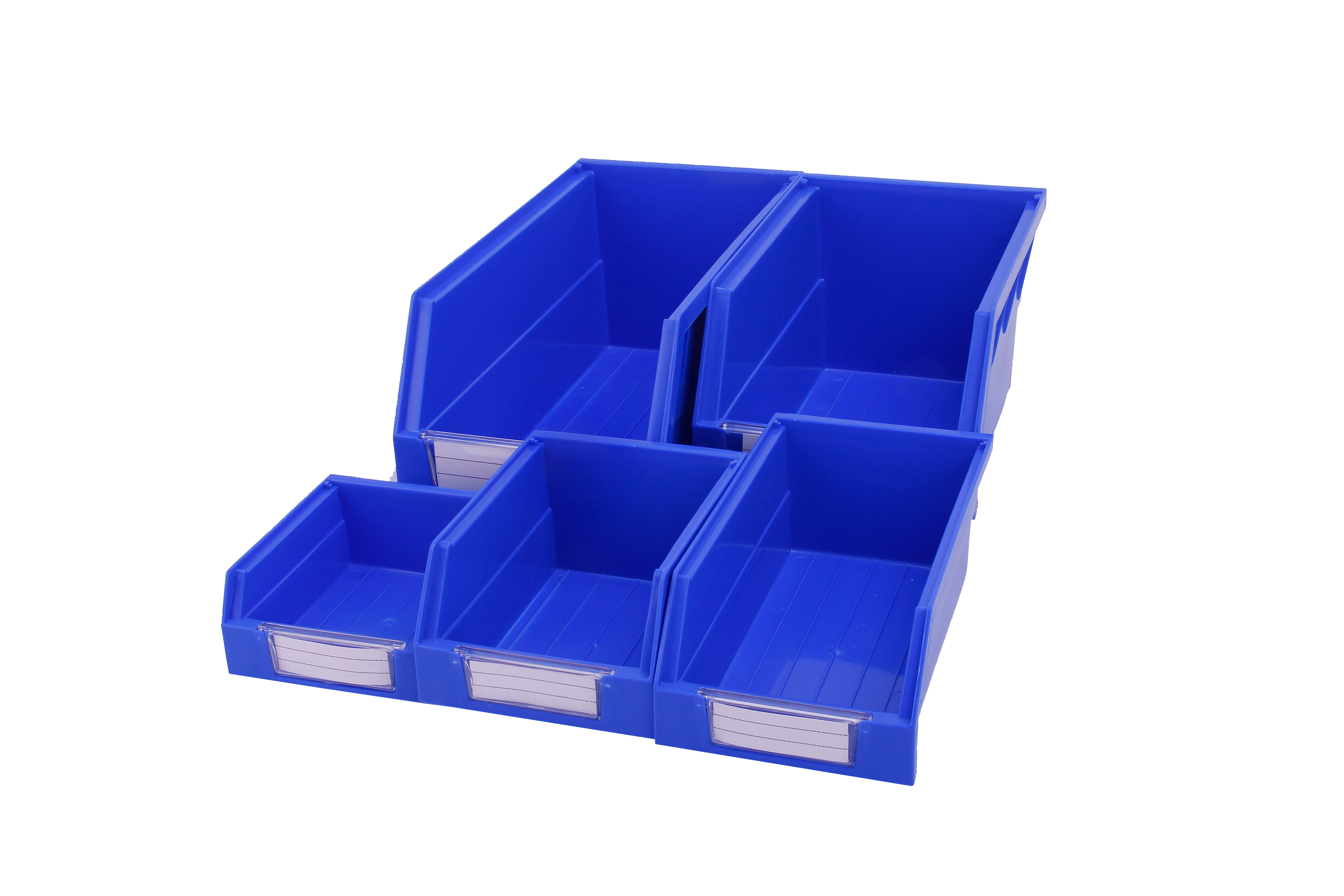 Small Parts Storage Solution Stackable Solid Box Plastic Bin with Eco-Friendly Design