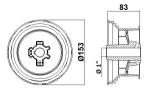 Die-Cast Aluminium Drum High Lift 400-54 102-1375MM