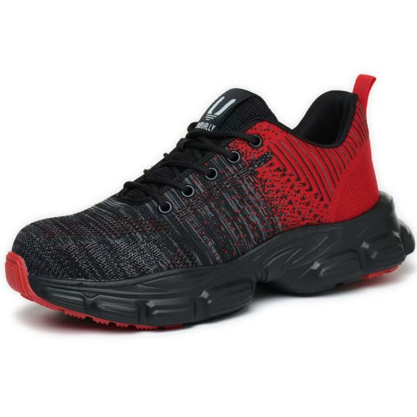 Lightweight Outdoor Safety Shoe Anti Puncture Breathable Breathable Steel Toe