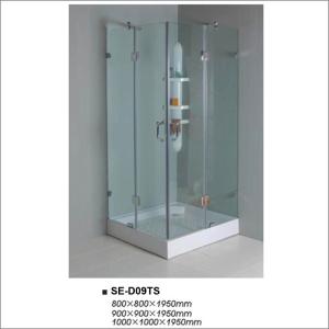 Quality Bathroom Clear Glass Shower Enclosures Four Door Free Standing With Square Tray wholesale