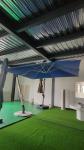 Hot Selling Deluxe New Style Hanging Patio Garden Outdoor Roman Umbrella